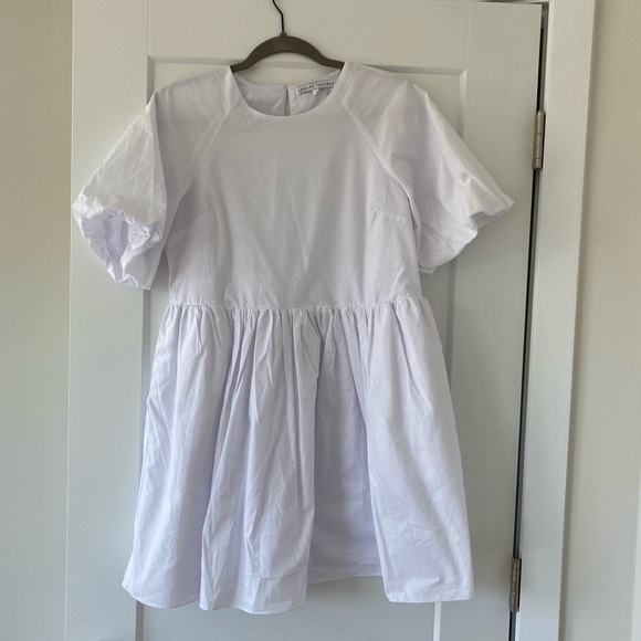 English Factory Short Balloon Sleeve Mini Dress - Picture 3 of 6